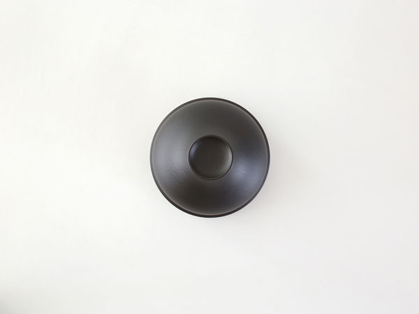 我戸幹男商店 椀 TSUMUGI 汁椀 百合型（ブラック）G1321-18738 i-32114 |  | 05