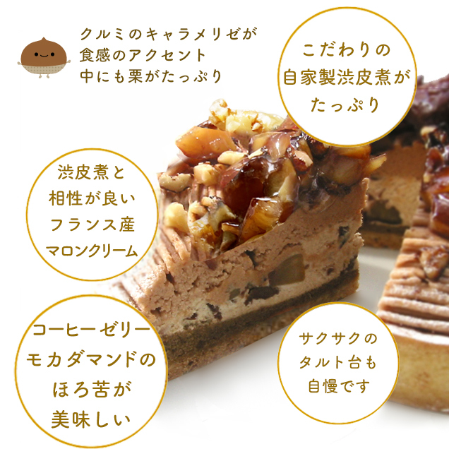 栗のタルトの中身