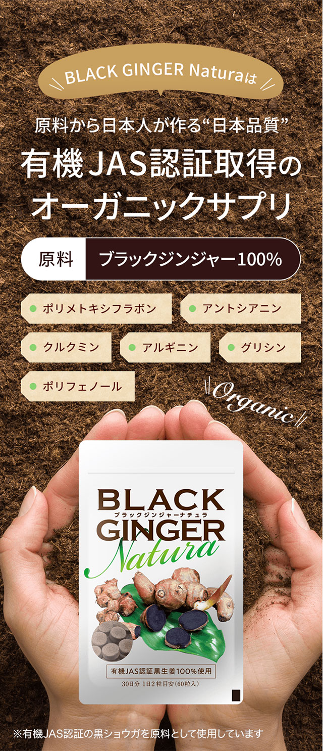 初回20％OFF】BLACK GINGER Natura ブラックジンジャーナチュラ(250mg