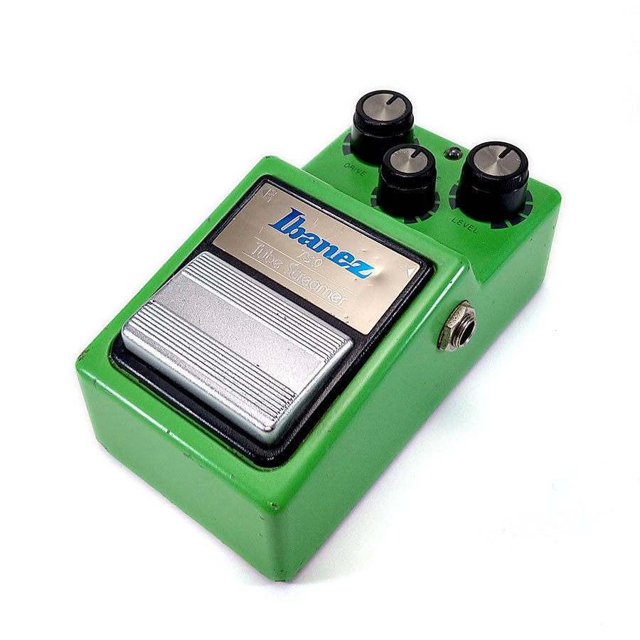 【ヴィンテージ】 名機 Ibanez TS9 TS-9 TUBE SCREAMER アイバニーズ チューブスクリーマー 初期型 黒ラベル  ディストーション オーバードライブ 歪み TS808 SRV