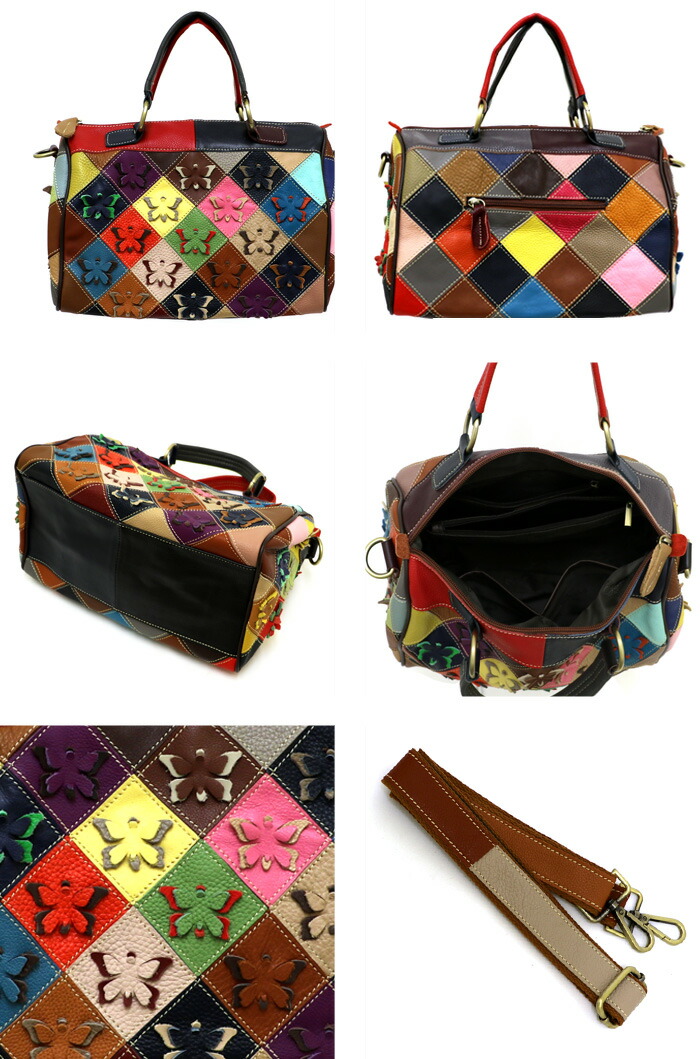 送料無料 バッグ エスタシオン レディース estacion 本革 ショルダー