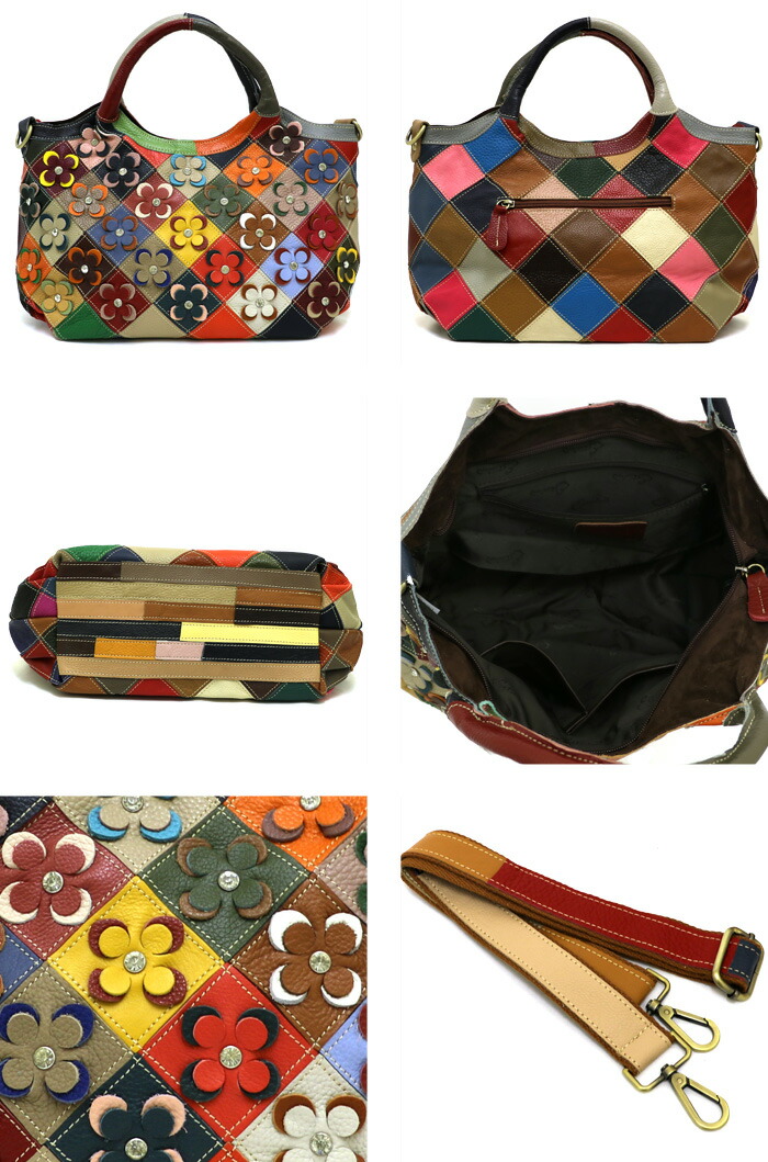 送料無料 バッグ エスタシオン レディース estacion 本革 ショルダー