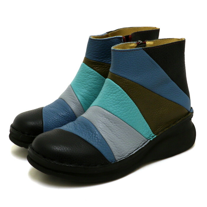 送料無料 ブーツ ショートブーツ 靴 レディース estacion 本革 えすた