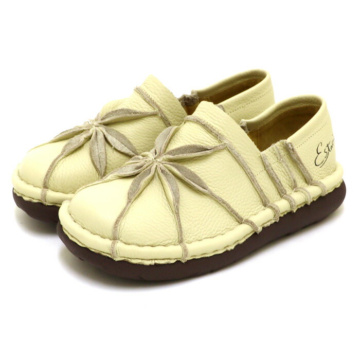 送料無料 スリッポン スニーカー 靴 レディース estacion 本革 えすた