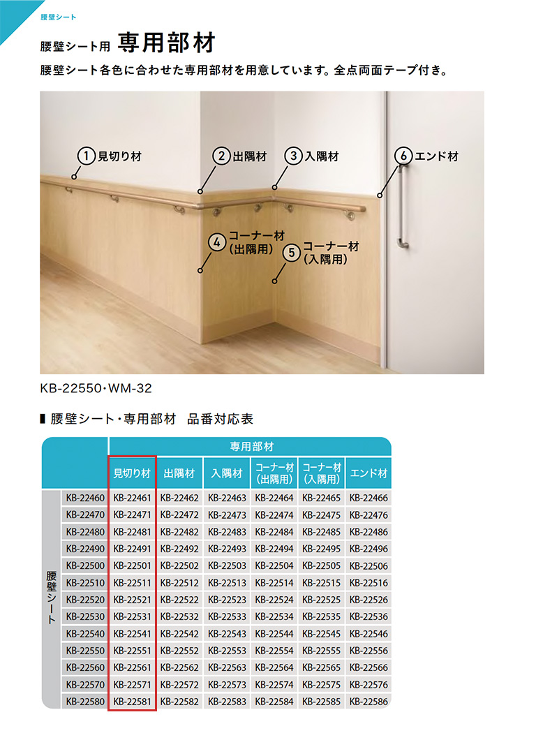 サンゲツ（SANGETSU） （廃番）見切り材 S-FLOOR 2022-2024 KB-22461