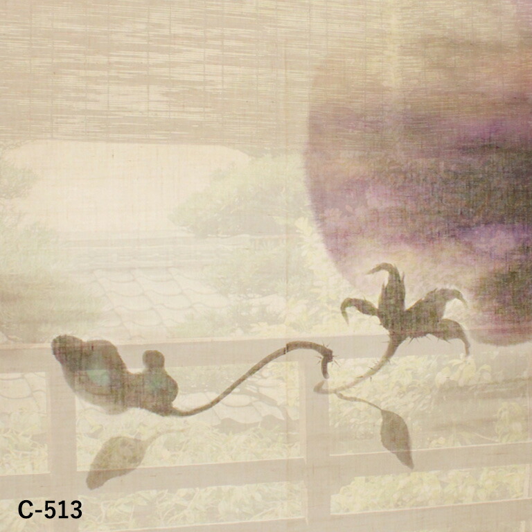 在庫限り】暖簾 のれん 麻 万葉舎 手描きのれん 禅語 地肥茄子大 (C