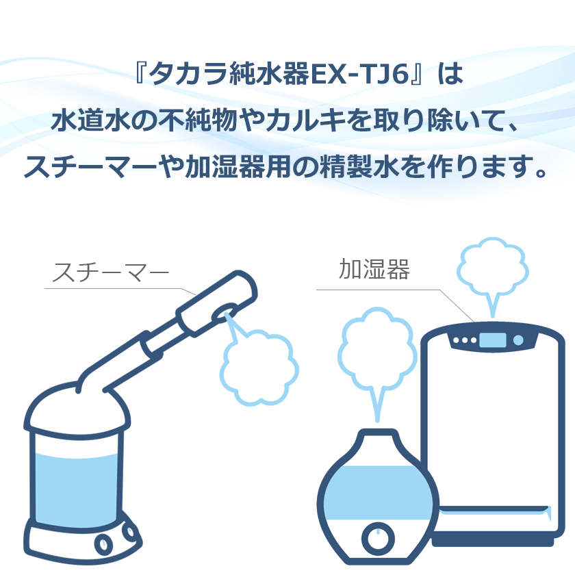 タカラ 純水器 EX-TJ6 本体+カートリッジ セット TAKARA BELMONT エステ業務用 タカラベルモント★ 即日発送 / TJ-5後継機種｜esthenojikan｜04