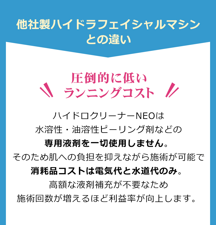 リモート納品研修付！日本製 ハイドロ クリーナーNEO 業務用 毛穴洗浄