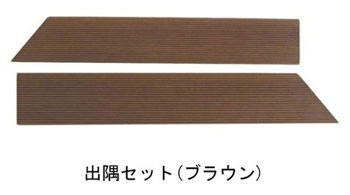 ベランダ ウッドパネル デッキパネル 再生木材 再生プラスチック エス・ウッド Eタイプ（スタンダード）   ブラウン ダークグレー グレー サンディ 幅304×奥行304×高さ50mm 置くだけ ベランダ テラス ウッドデッキ ポーチ 完成品 代引き不可 DIY