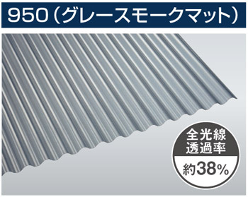 波板 ポリカ ナミイタ 鉄板小波（32波） 10尺 3030×655mm グレースモーク（910） 10枚セット JIS規格品 タキロン 屋根材
