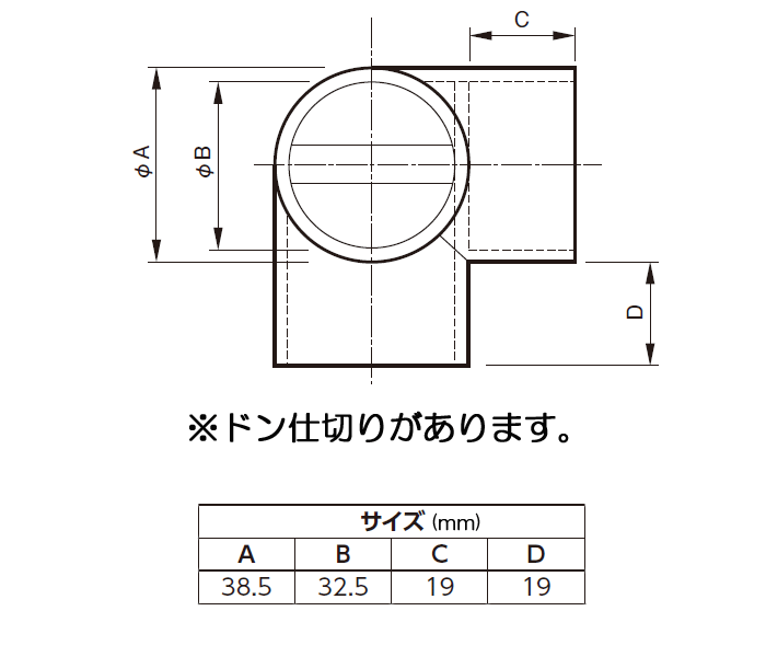 物干し パイプ ジョイント 手すり ハンガー インテリア クローゼット 押入れ 便利 レール クロームメッキ 三方向ジョイント 32