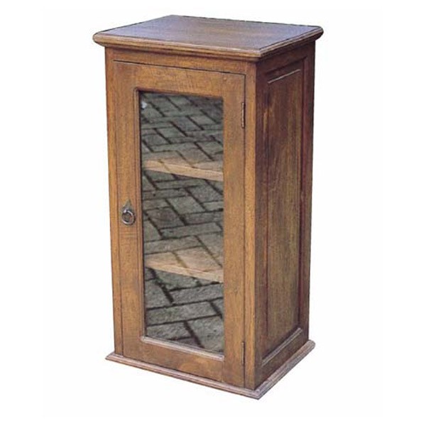 電話台 ファックス台 木製 ガラス アンティーク 完成品 キャビネット