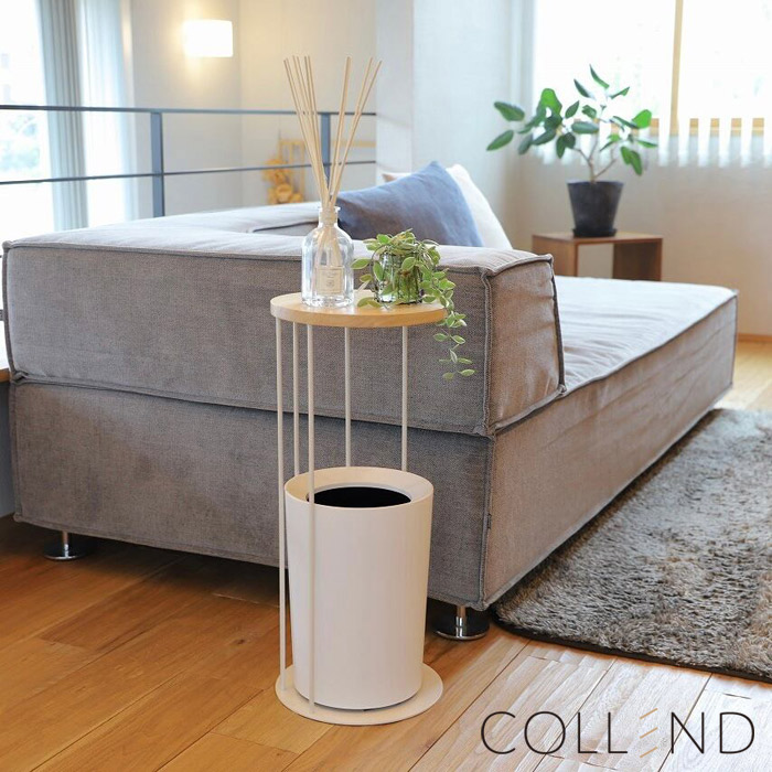 テーブル サイドテーブル スリムラウンドテーブル コレンド 幅260×奥行  