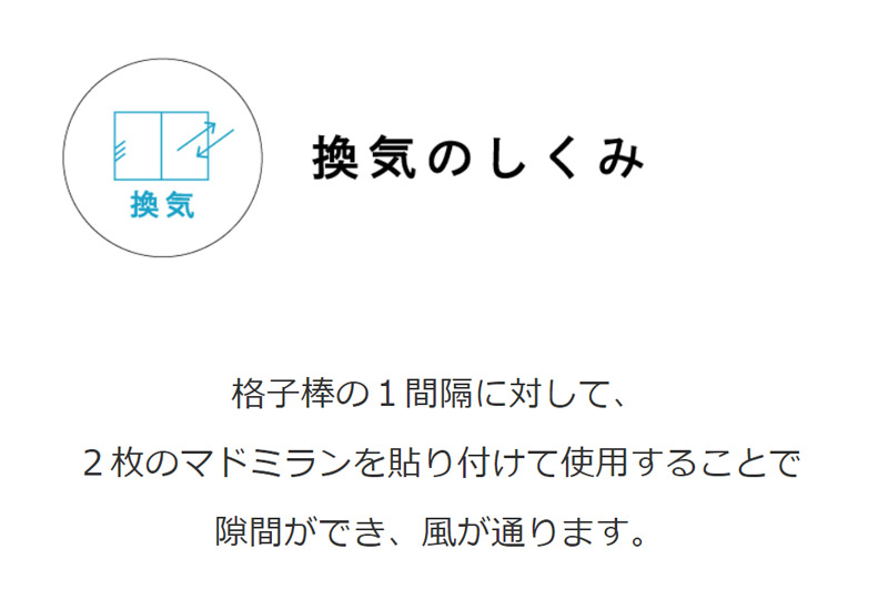 目隠し ポリカ製 面格子用 川口技研 強力粘着テープ 防犯 のぞき見防止 目かくし材  貼着方式