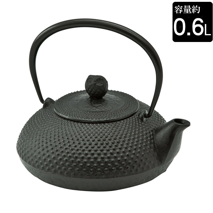 951 南部鉄器　鉄瓶　無窮宝瓶 南部鉄器 南部鉄 鉄瓶 宝寿 約直径14.3×高さ14.0cm 容量約0.6L 1台単位