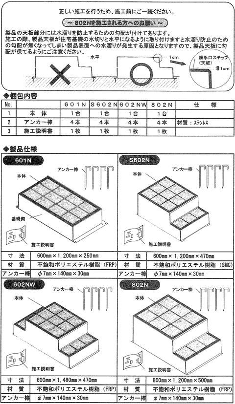 段差ステップ 段差解消 勝手口ステップB型 601N 樹脂 簡単取付