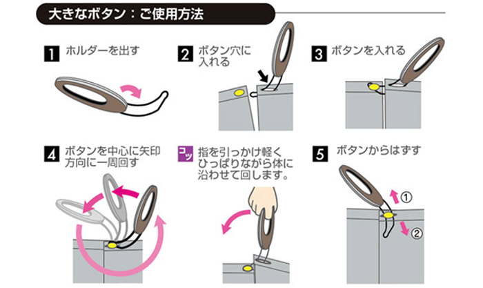 パートナー・2(P-2) ウインド ぼたん掛け ボタン 簡単 便利 携帯 補助 介助 高齢者 シルバー 敬老の日 贈り物 プレゼント
