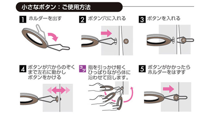 パートナー・2(P-2) ウインド ぼたん掛け ボタン 簡単 便利 携帯 補助 介助 高齢者 シルバー 敬老の日 贈り物 プレゼント