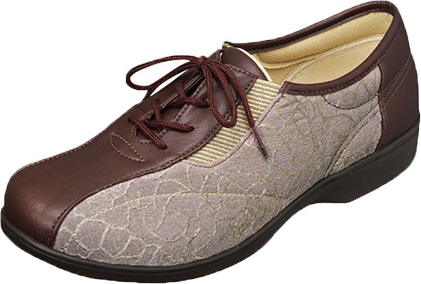 らくらくL007 ブラウン ムーンスター 女性用 レディース 高齢者 靴