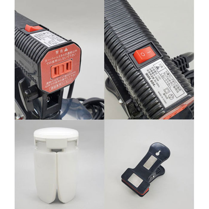 led 投光器 100v スーパールミネ X 8500 PRO 75W マグネット付クリップ
