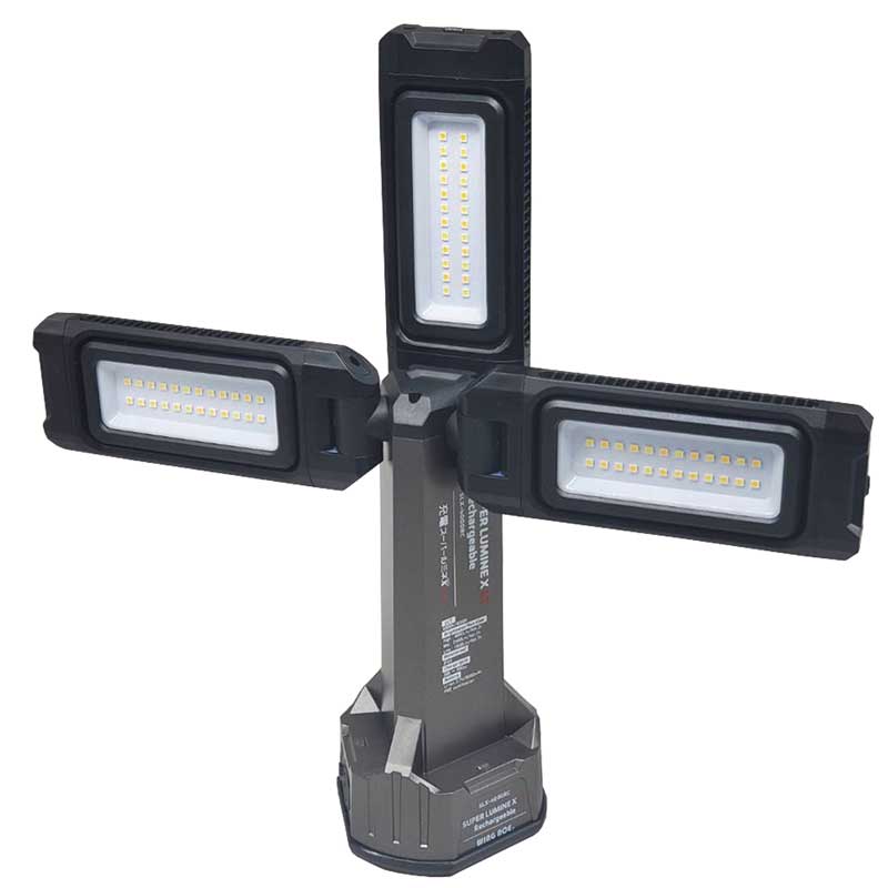 led 投光器 充電式 スーパールミネ X LT SLX-4000RC 本体 1台 USB