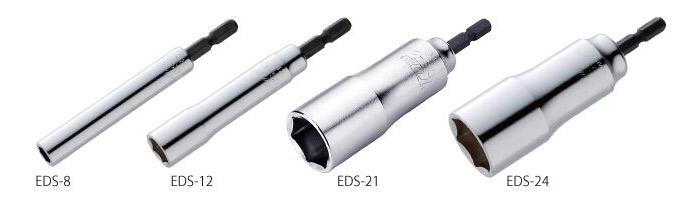 建築 型枠 解体 電動ドリル用 六角ソケット 21mm 全長105mm 1本単位
