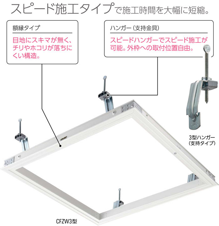 売り尽 点検口 天井 アルミ天井点検口 鋼製下地 Cfzw3 45 ダイケン アルミ ホワイト 白 開口寸法 454mm シーリングハッチ 10台入り1ケース単位 コインロック Sale 30 Off Www Teamlabs Es