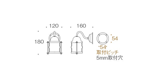 玄関照明 玄関 照明 門柱灯 門灯 外灯 屋外 マリンライト BR1710 CL クリアガラス レトロ ブラケット 照明器具 おしゃれ E17 シャンデリア球 40W