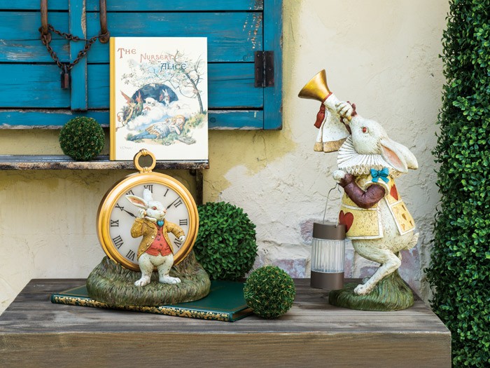 安い購入 ソーラーライト 屋外 照明 ガーデンライト Led 不思議の国のアリス ソーラーオーナメント ラッパウサギ 光センサー付 防雨仕様 組立式 庭 照明器具 おしゃれ 50 Off Www Technet 21 Org