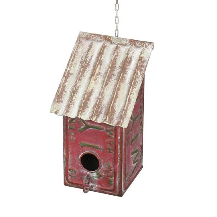 バードハウス 鳥小屋 木製 80922 ガーデニング雑貨 巣箱 バード鳥 野鳥 バードウォッチング 庭 かわいい