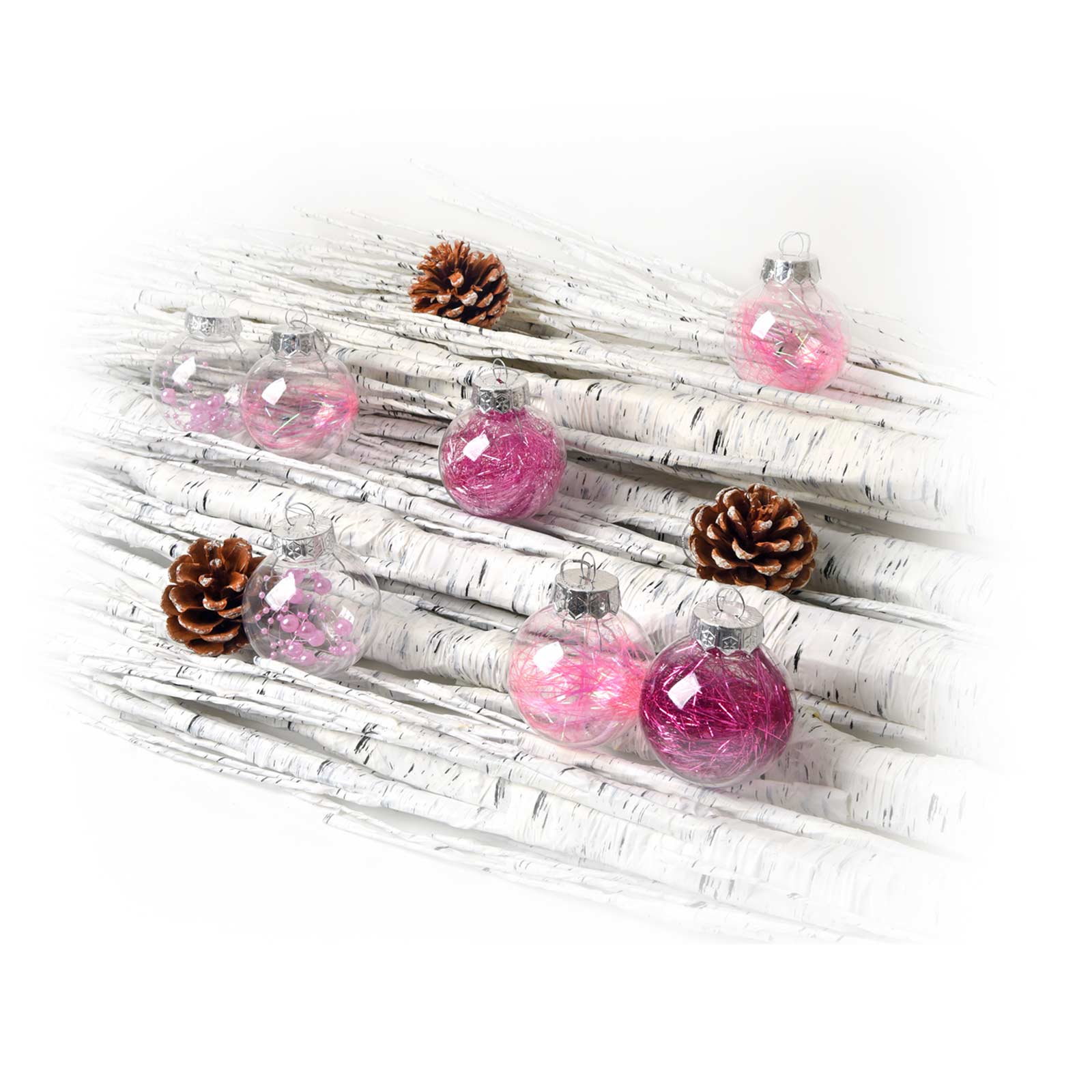 EsuonHappiness クリスマスツリー 白樺 ツリー オーナメント セット