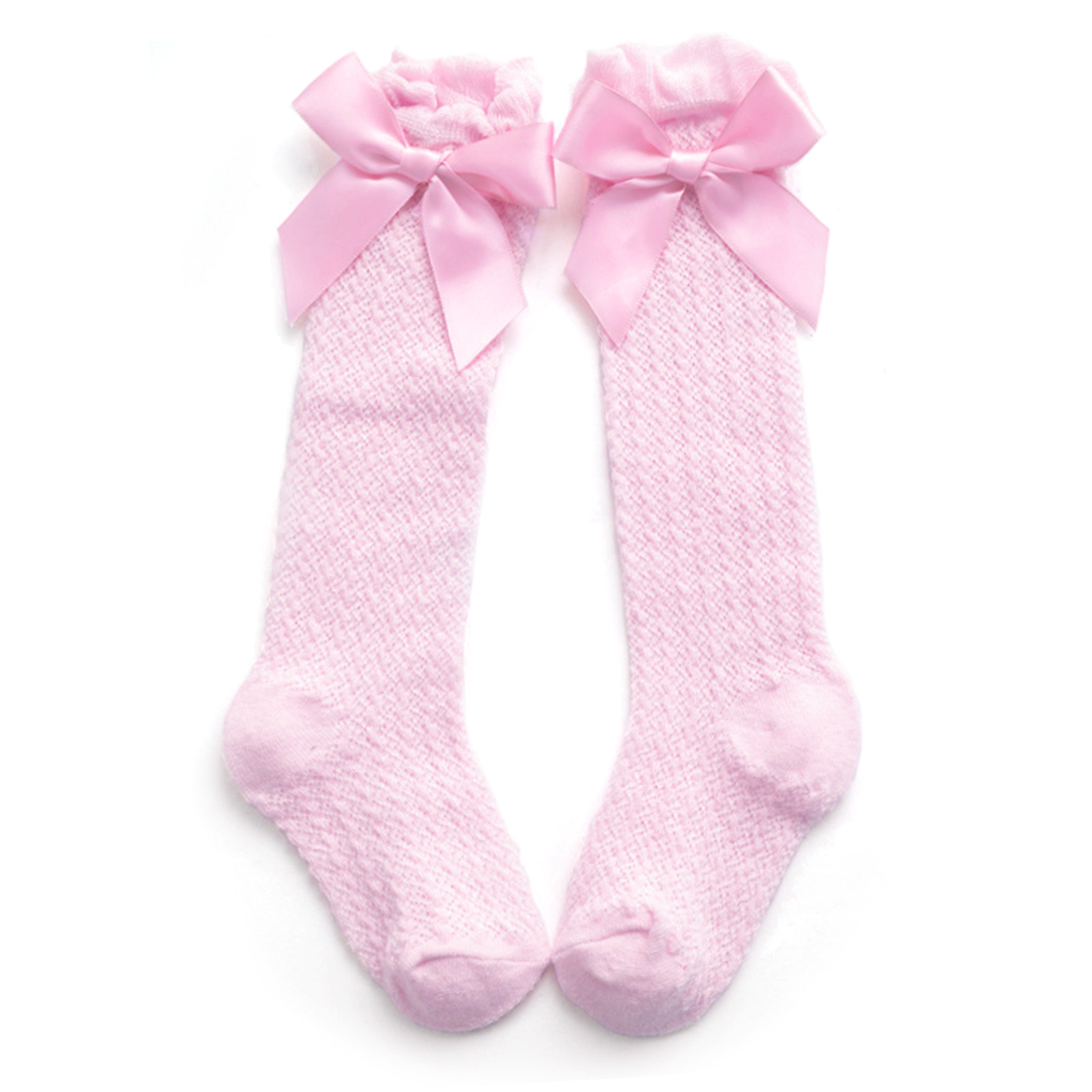 ハイソックス ベビー リボン メッシュ 女の子 男の子 キッズ 子供 