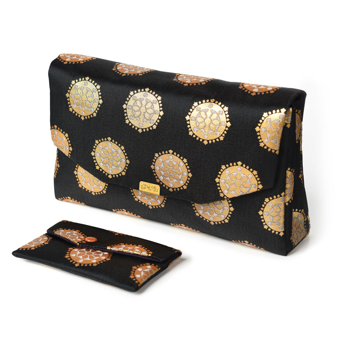 EsuonHappiness 経本 数珠入れ 数珠袋 クラッチバッグ型 経本入れ