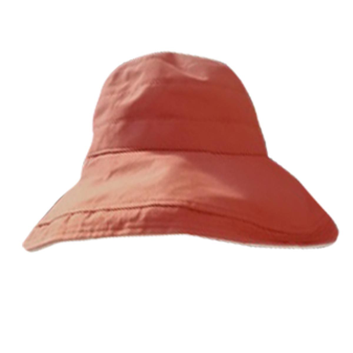帽子 レディース 両面使える 4色選べる つば広 UVカット 日よけ ハット 折り畳み 紐付き ひも...