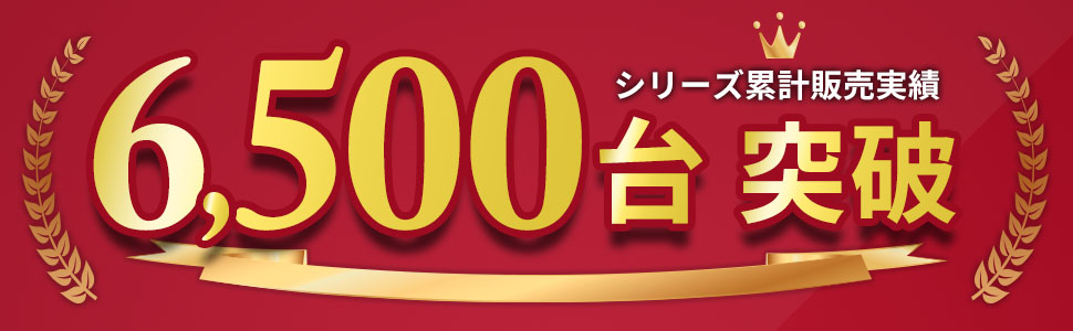 販売台数6500台突破！！