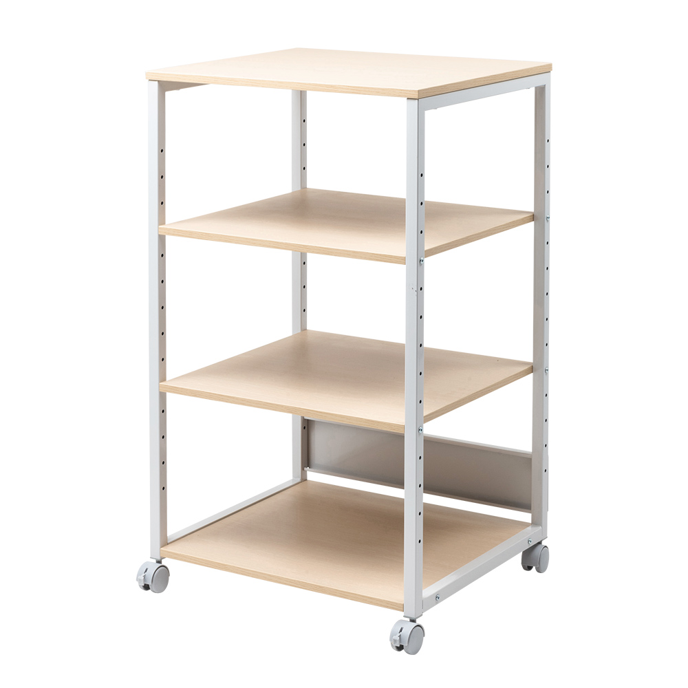 イーサプライ（e-supply） プリンター台 4段 プリンタラック