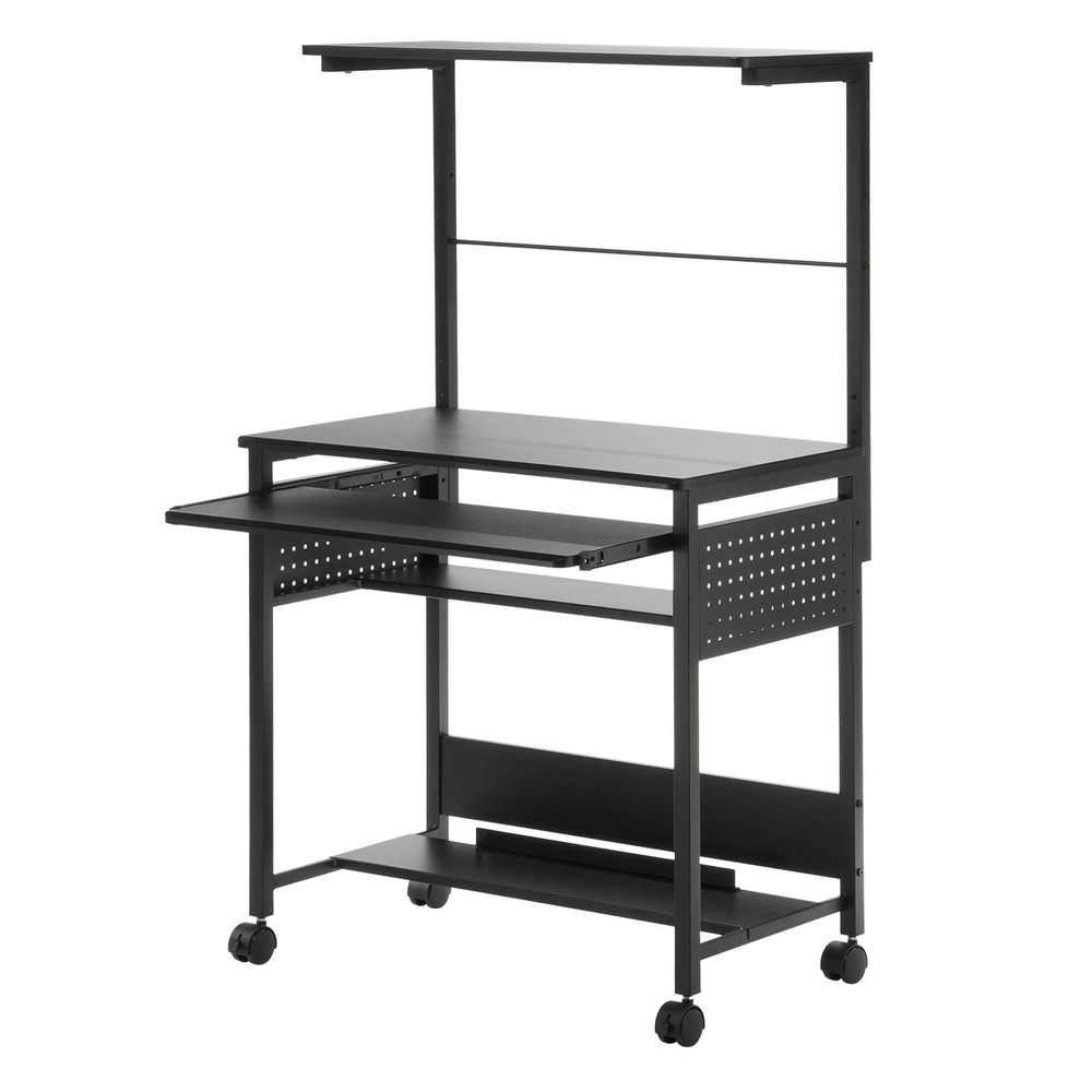 パソコンラック 幅75cm キーボードスライダー 有孔ボード コンパクト