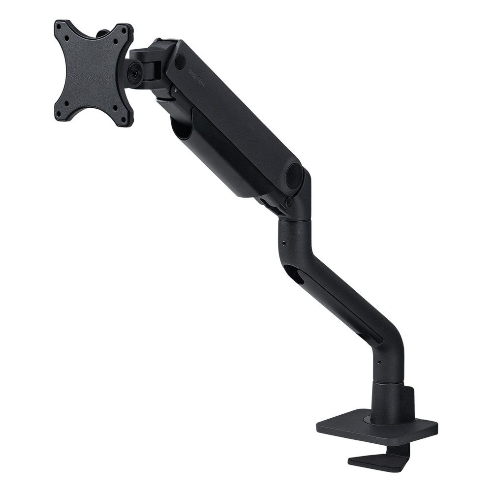 モニターアーム シングルアーム 薄型クランプ 32インチ対応 ガススプリング式 耐荷重1〜15kg EZ1-LAC008 | SANWA SUPPLY | 01