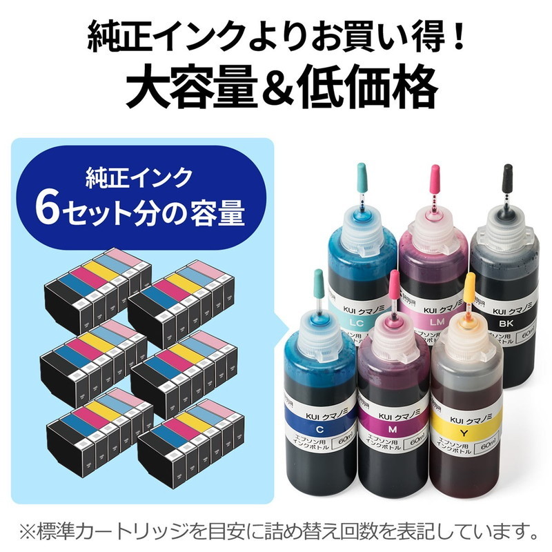 SANWA SUPPLY（サンワサプライ） エプソン詰め替えインク KUIシリーズ