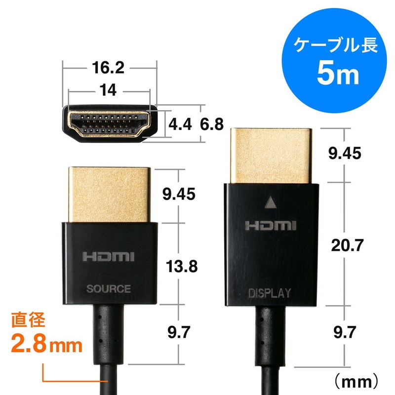 新品未使用SONY HDMIケーブル 5m Amazon | SONY イーサネット対応HIGH SPEED HDMIケーブル 5m
