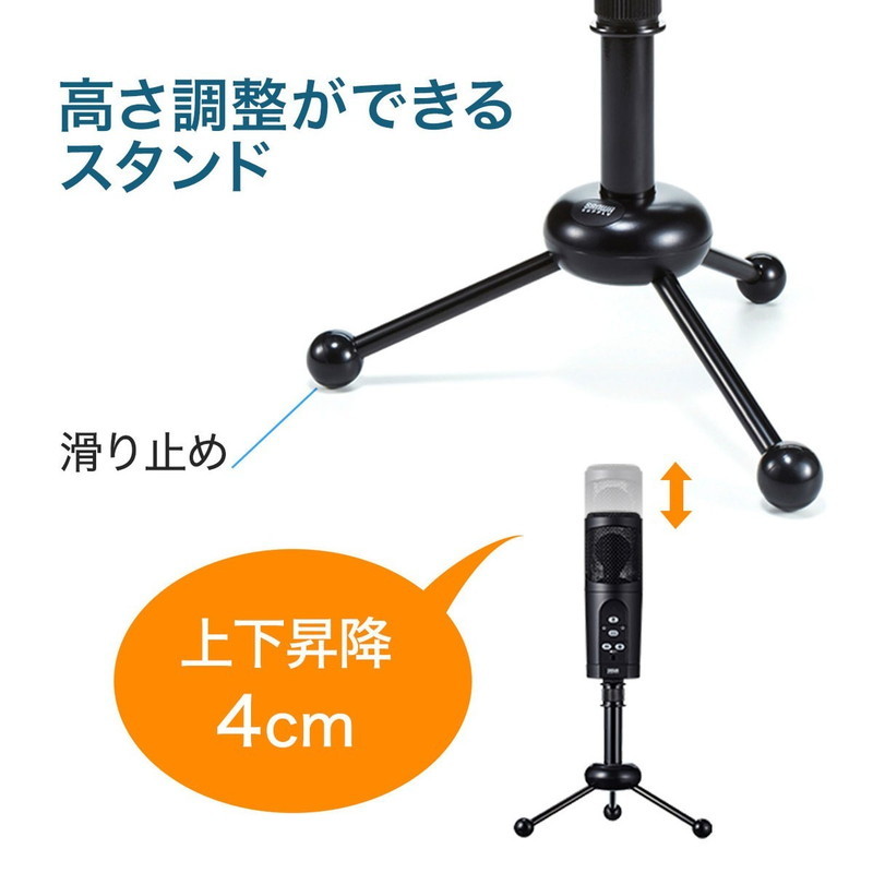 MM-MCU05BK WEB会議高感度USBマイク 1個 サンワサプライ 【通販