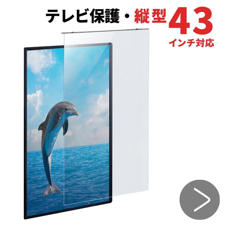 SANWA SUPPLY テレビ保護パネル 40インチ対応 液晶テレビ TV
