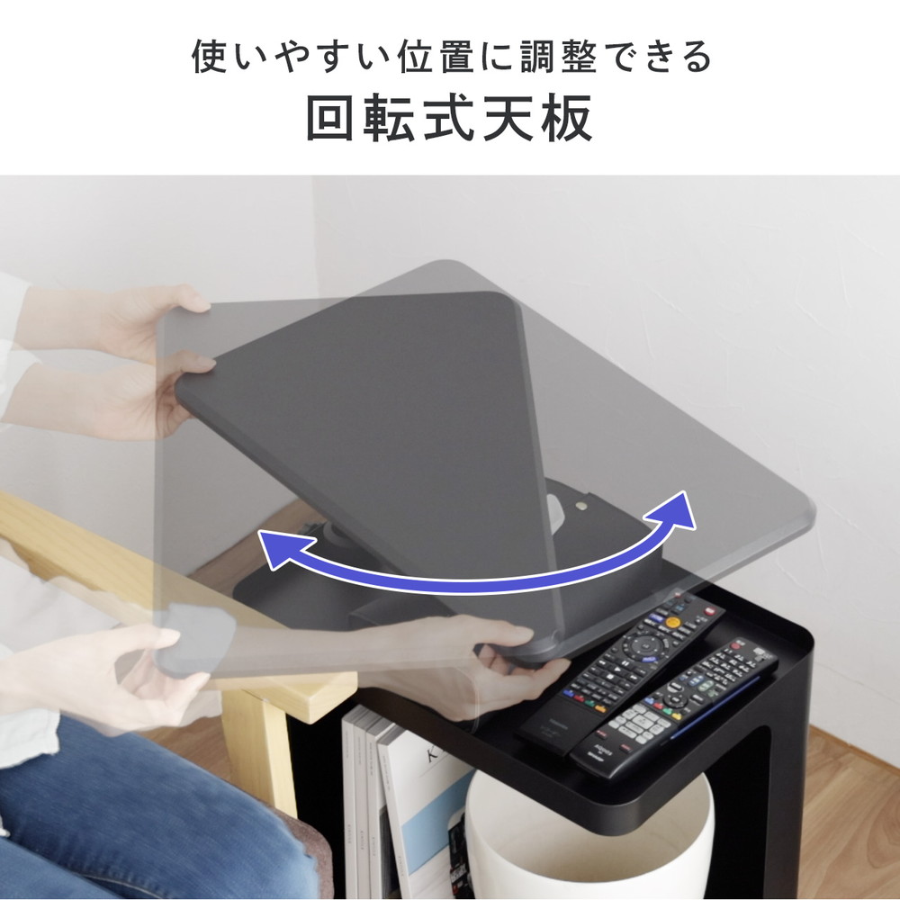 SANWA SUPPLY 昇降式デスクキャビネット オープンキャビネット