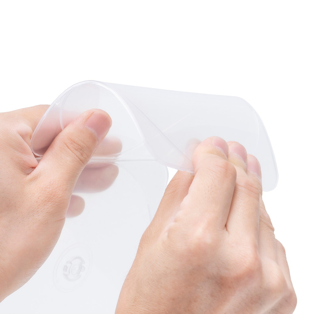 SANWA SUPPLY（サンワサプライ） 割れないCD DVDケース スリム PP素材
