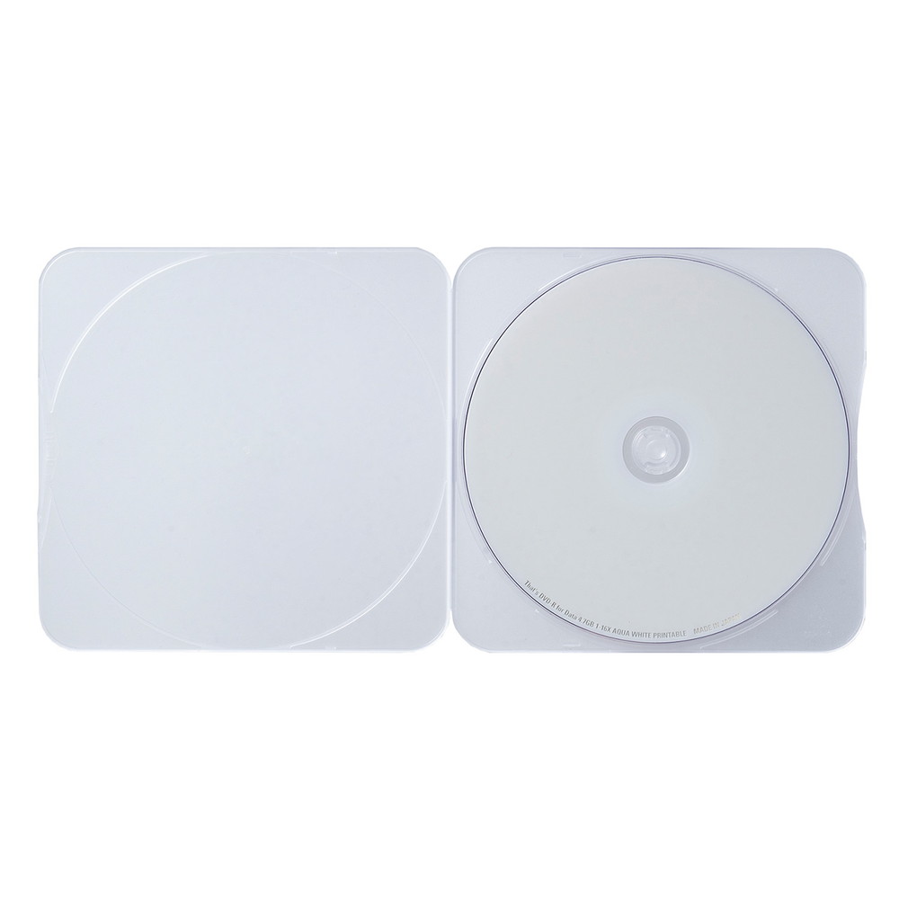 SANWA SUPPLY（サンワサプライ） 割れないCD DVDケース スリム PP素材