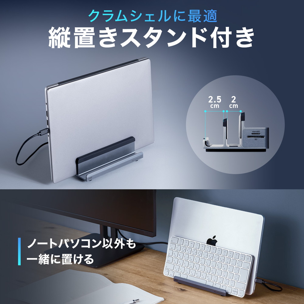 SANWA SUPPLY（サンワサプライ） ドッキングステーション USB-C 12in1