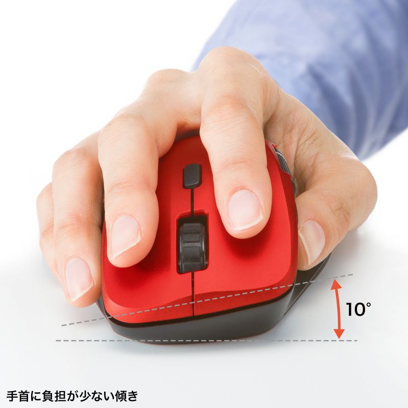 SANWA SUPPLY ワイヤレスマウス Bluetooth 横スクロール サイド