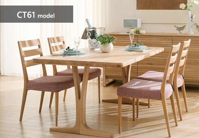 カリモク 椅子 ダイニングチェア CT6115 チェアオーク材 合成皮革 日本製 カリモク家具（KARIMOKU FURNITURE） CT6115 CT6165