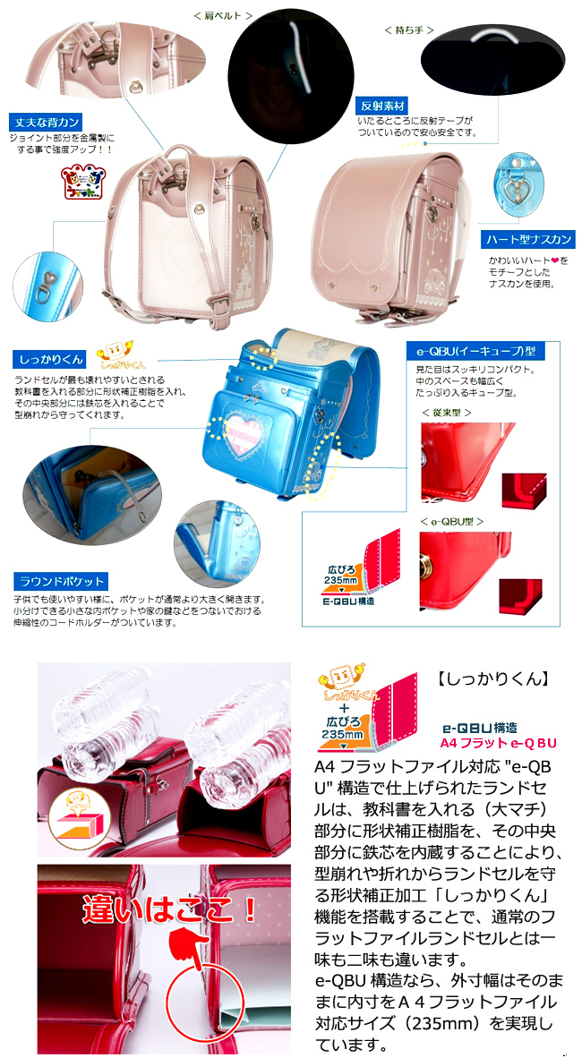 フィットちゃんランドセル 【在庫処分】【名入れサービス】ランドセル 