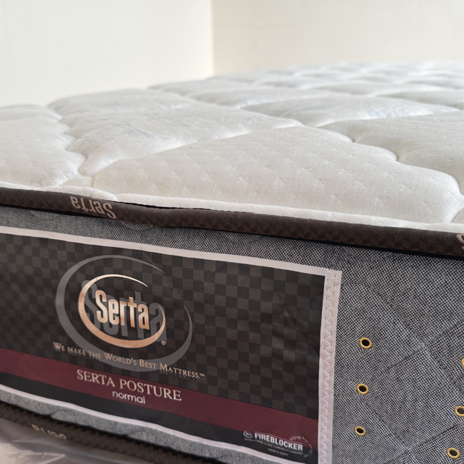 【値下げ】サータ(Serta)のマットレス(中古) サータぺディック サータ Serta マットレス セミダブル ベッド用